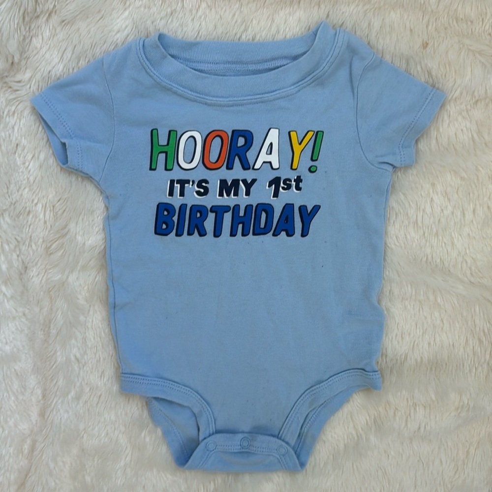 FREE Gift! Baby 1st Birthday Onesie